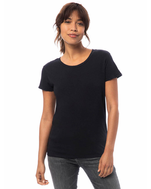 Alternative Ladies' 3.7 oz 100% Cotton Vintage Garment-Dyed Distressed Short Sleeve T-Shirt